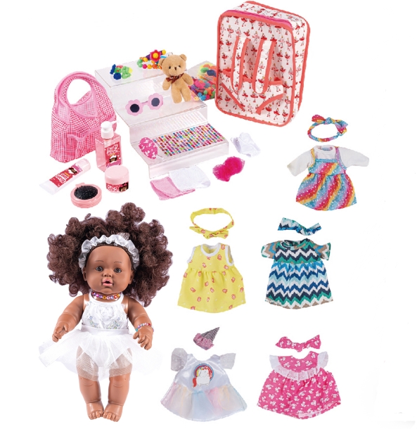 12INCH BLACK DOLLS WITH ALL SERIES OF ACTIVITY C
