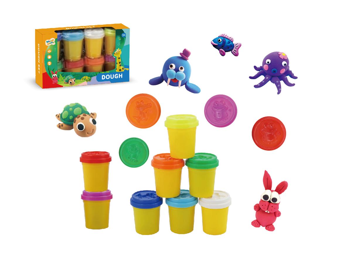 8 BOTTLES OF MULTICOLOR MUD