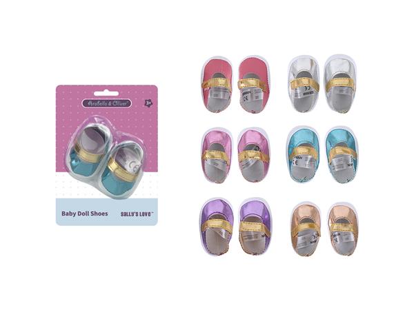 DOLL FASHION SHOES, 6 ASSTD
