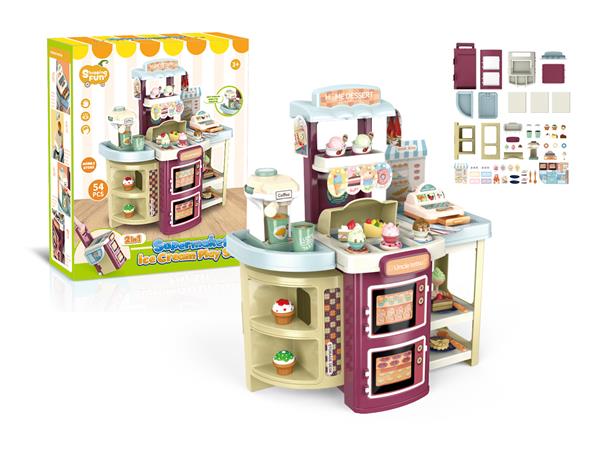 2IN1 DESSERT STORE SET,54PCS